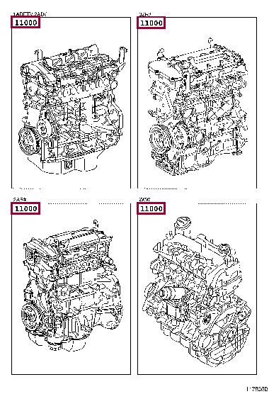 190000R230 Toyota Block assy-cylinder