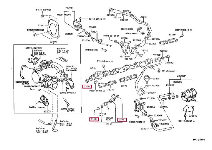 2329176010 Toyota O-ring
