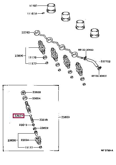 2363464010 Toyota Differential washer support