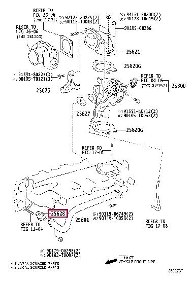 2562830031 Toyota Gasket