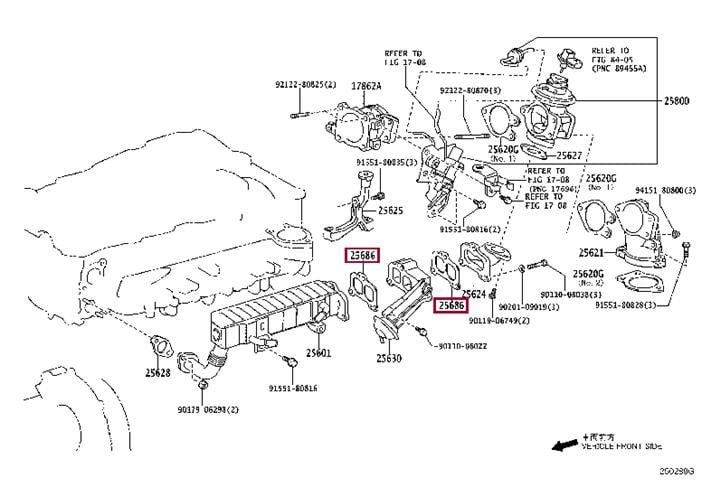 2568630020 Toyota Gasket