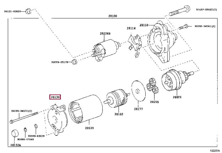 Toyota 28130-31070 Auto part 2813031070 2813031070 Toyota Auto part