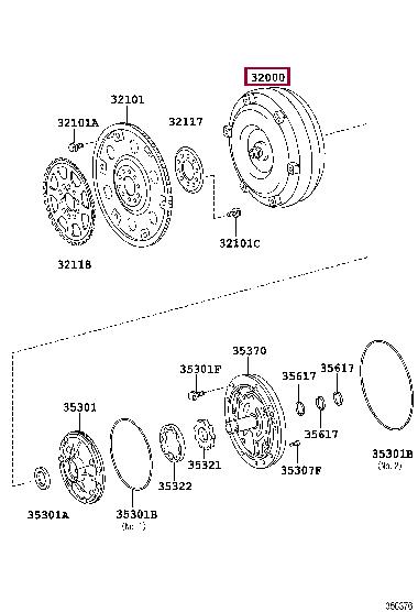 320000C060 Toyota Hydraulic unit