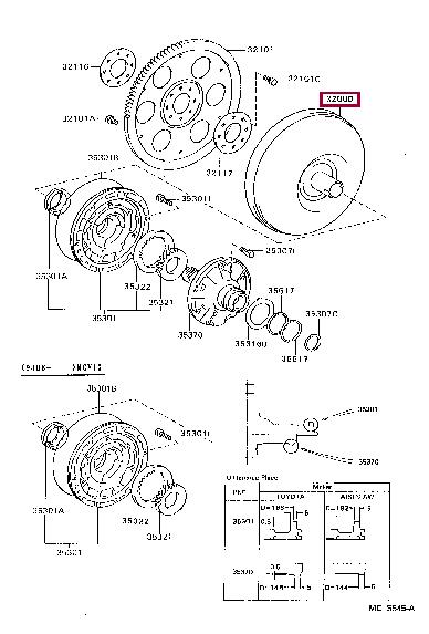 3200033021 Toyota Hydraulic unit