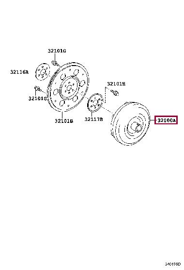3200074011 Toyota Hydraulic unit