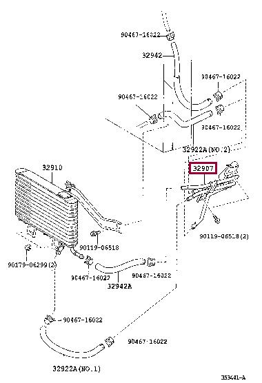 Toyota 32907-33130 Auto part 3290733130