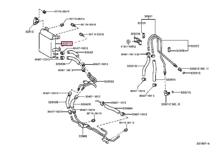 3291048010 Toyota Cooler assy, oil