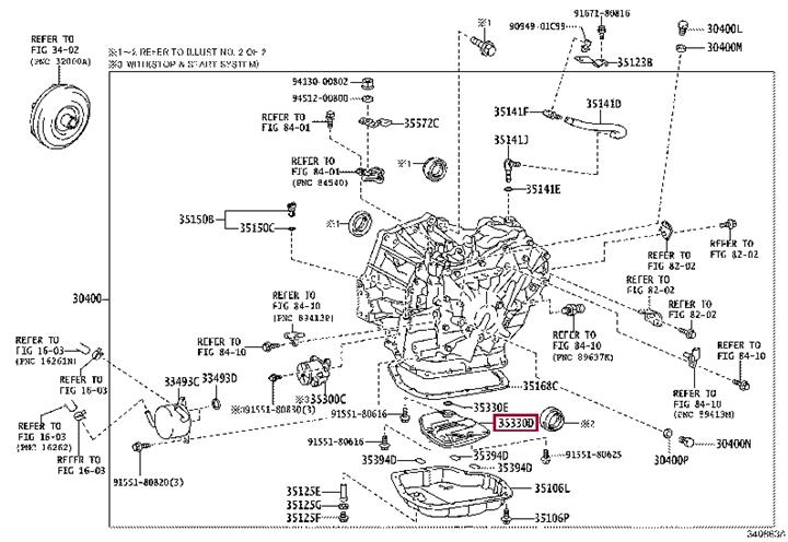 3533012050 Toyota Automatic transmission filter