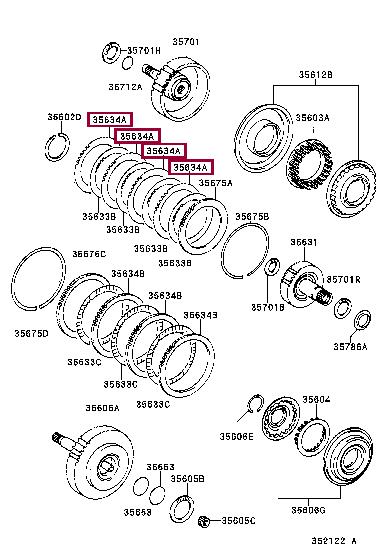 Toyota 35634-21010 Auto part 3563421010 3563421010 Toyota Auto part