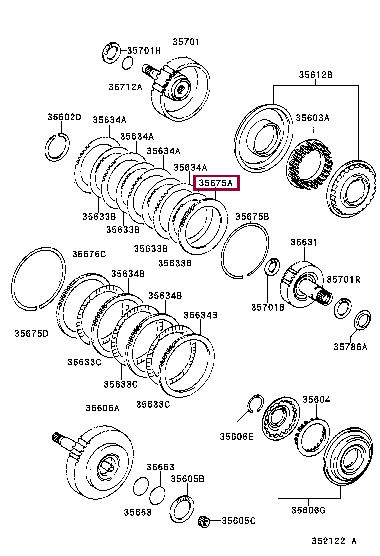 3563521030 Toyota Flange Plate, parking supports