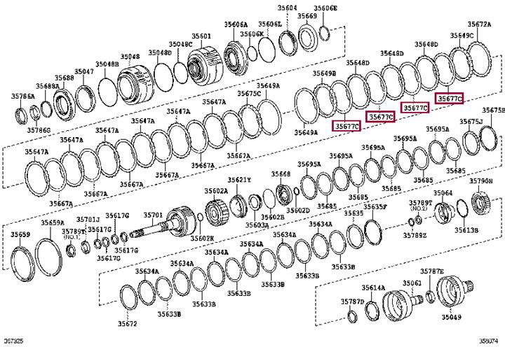 3567760040 Toyota Friction disc