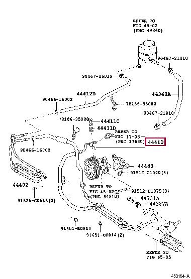 Toyota 44410-60593 Auto part 4441060593