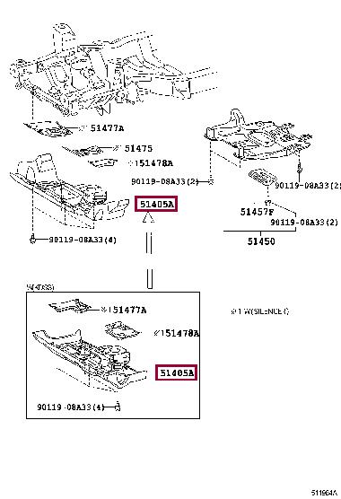 5140560210 Toyota Engine protection
