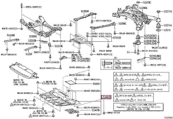 5141030170 Toyota Engine protection