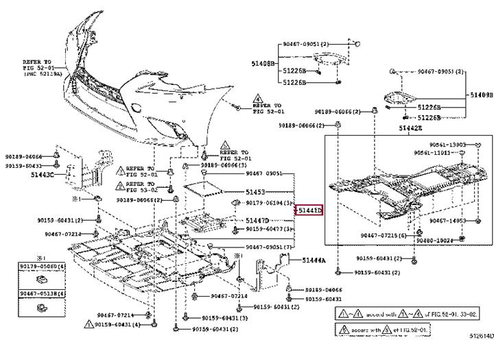 5141053140 Toyota Engine protection