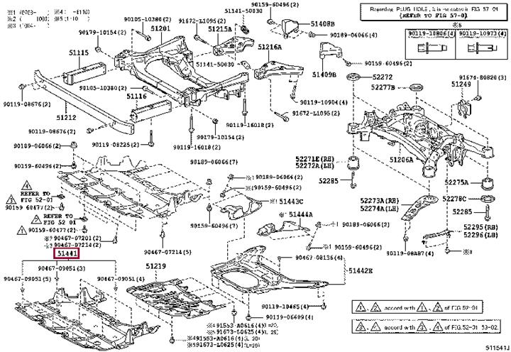 5144050040 Toyota Engine protection