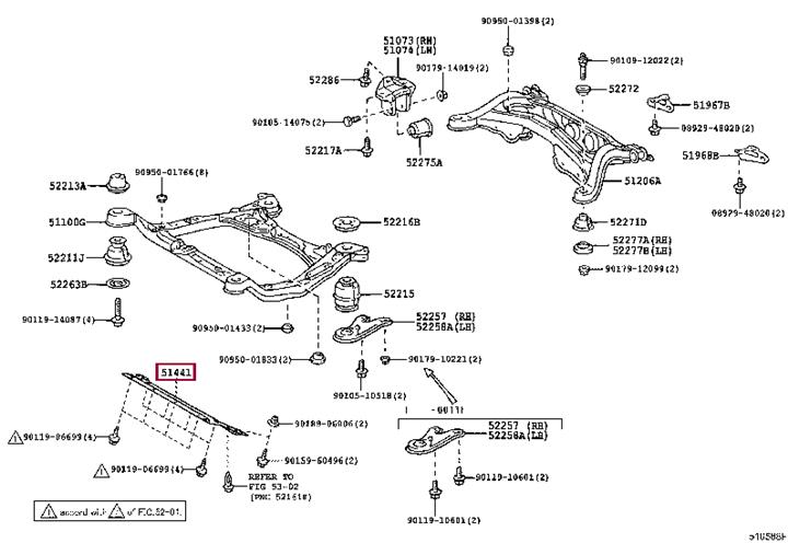 5144148010 Toyota Engine protection