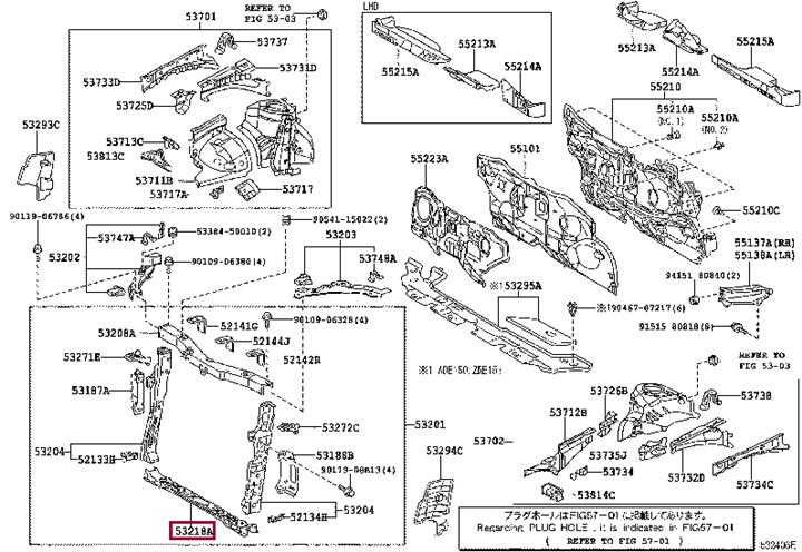Buy Toyota 53218-12901 at a low price in United Arab Emirates!