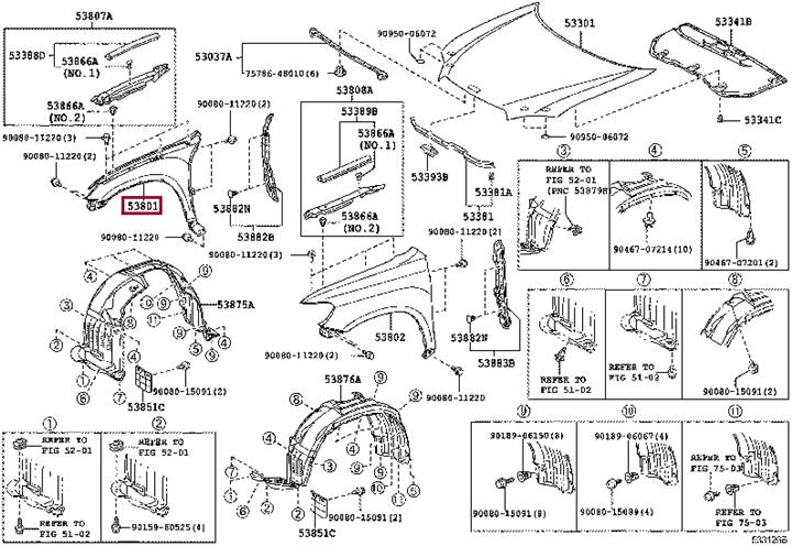 Buy Toyota 53801-0E080 at a low price in United Arab Emirates!