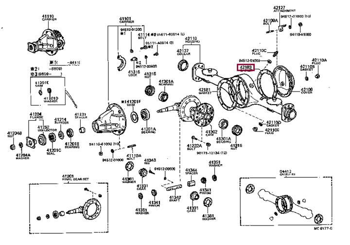 4218335010 Toyota Auto part
