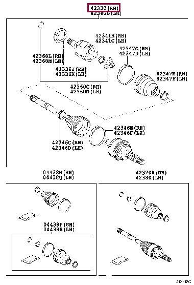4234048070 Toyota Semi