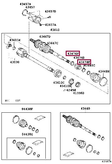 4234506100 Toyota Clamp