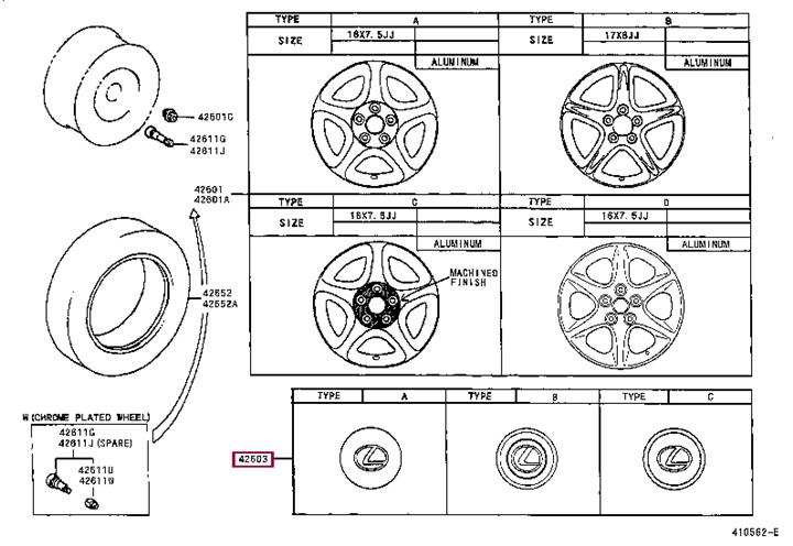 Buy Toyota 42603-30360 at a low price in United Arab Emirates!