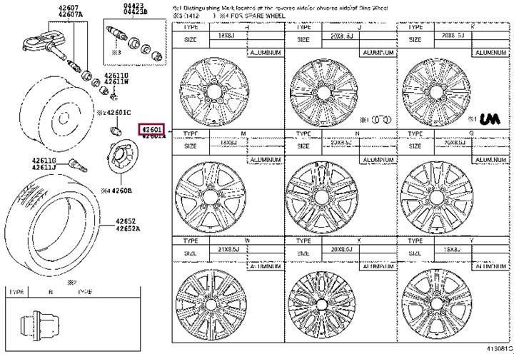 Buy Toyota 4261A-60121 at a low price in United Arab Emirates!