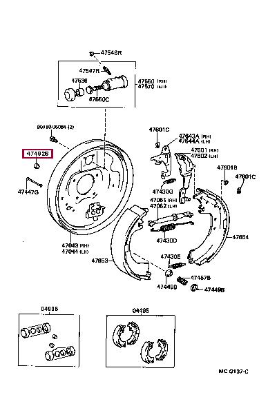 4749228010 Toyota Cork