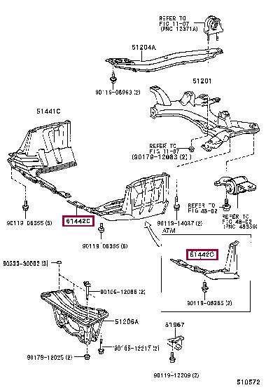 5144242021 Toyota Engine protection