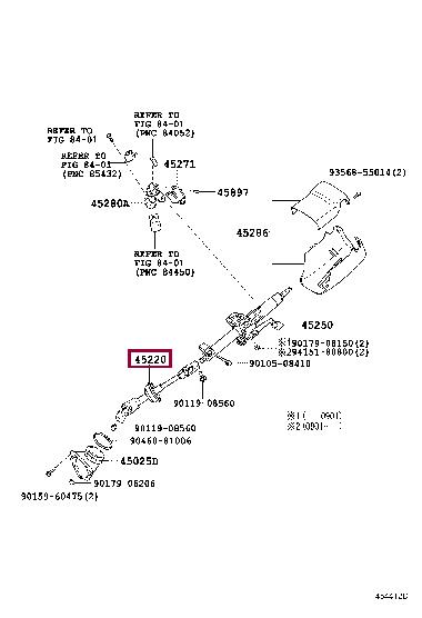 4522033180 Toyota Steering shaft