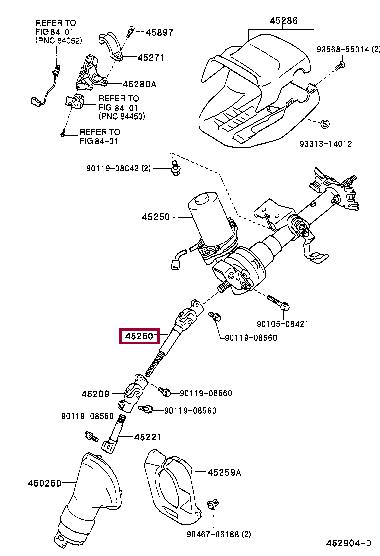 Toyota 45260-02040 LENKWELLE 4526002040 4526002040 Toyota LENKWELLE