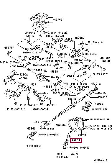 4526042030 Toyota Steering shaft