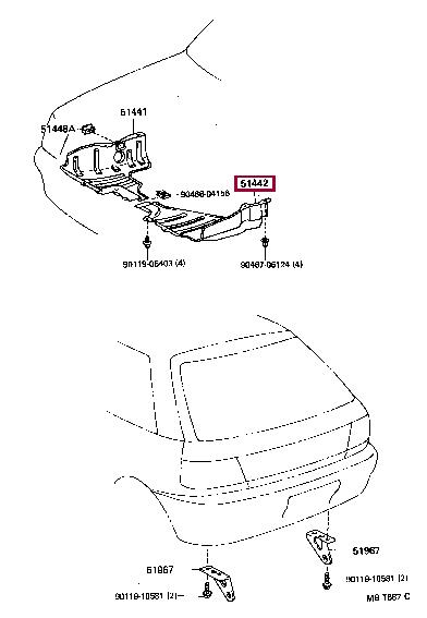5144210051 Toyota Engine protection