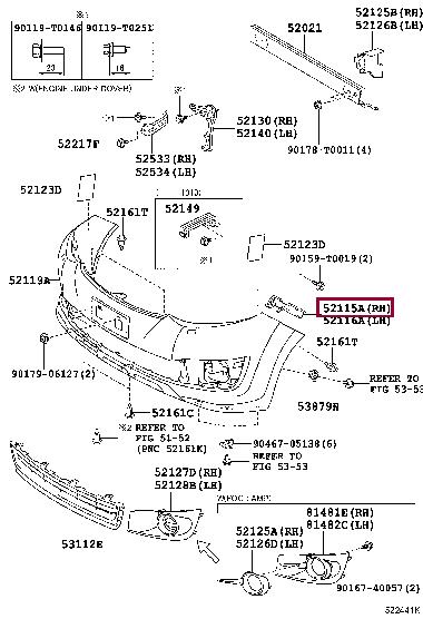 521150K080 Toyota Auto part