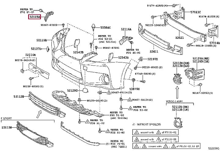 Buy Toyota 52115-76011 at a low price in United Arab Emirates!