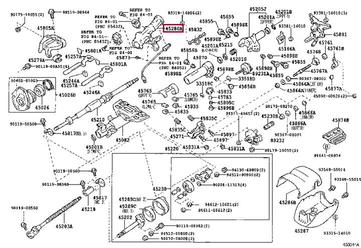 4528060610 Toyota Ignition housing
