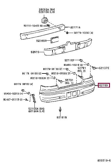 Buy Toyota 52159-02903 at a low price in United Arab Emirates!