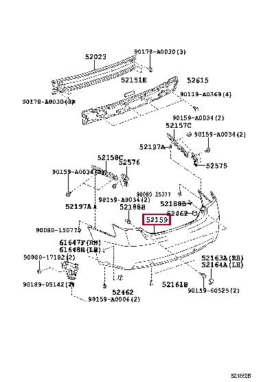 Buy Toyota 52159-06952 at a low price in United Arab Emirates!