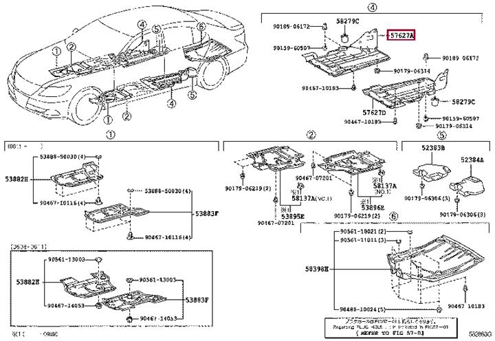 5762750020 Toyota Auto part