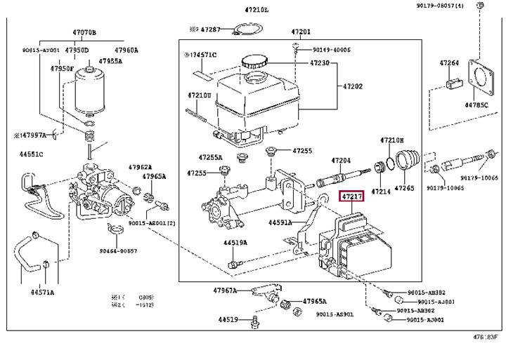 4721760060 Toyota SOLENOID, MASTER