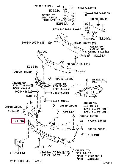 Buy Toyota 52119-AA907 at a low price in United Arab Emirates!