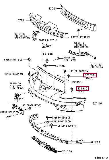 5216120010 Toyota Clip