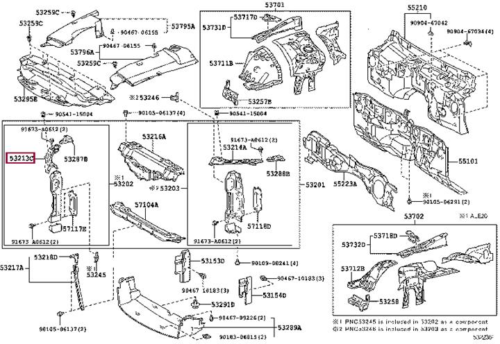5321353020 Toyota Auto part