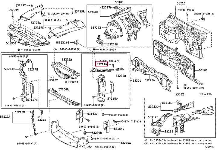 5321453020 Toyota Auto part