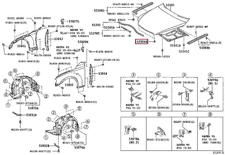 5338460050 Toyota Auto part