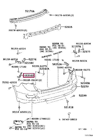 583560T010 Toyota Holder, dryer