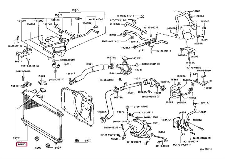 Buy Toyota 16400-62150 at a low price in United Arab Emirates!