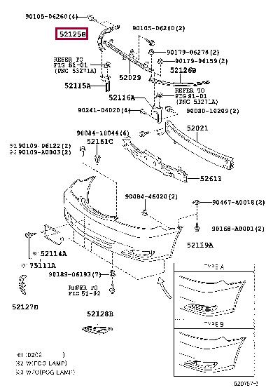 Buy Toyota 52125-AA020 at a low price in United Arab Emirates!