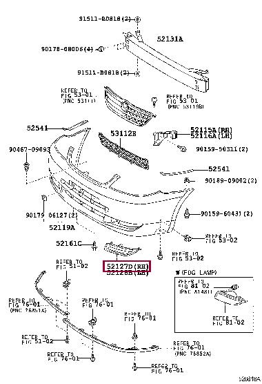 Buy Toyota 5212702160 – good price at EXIST.AE!